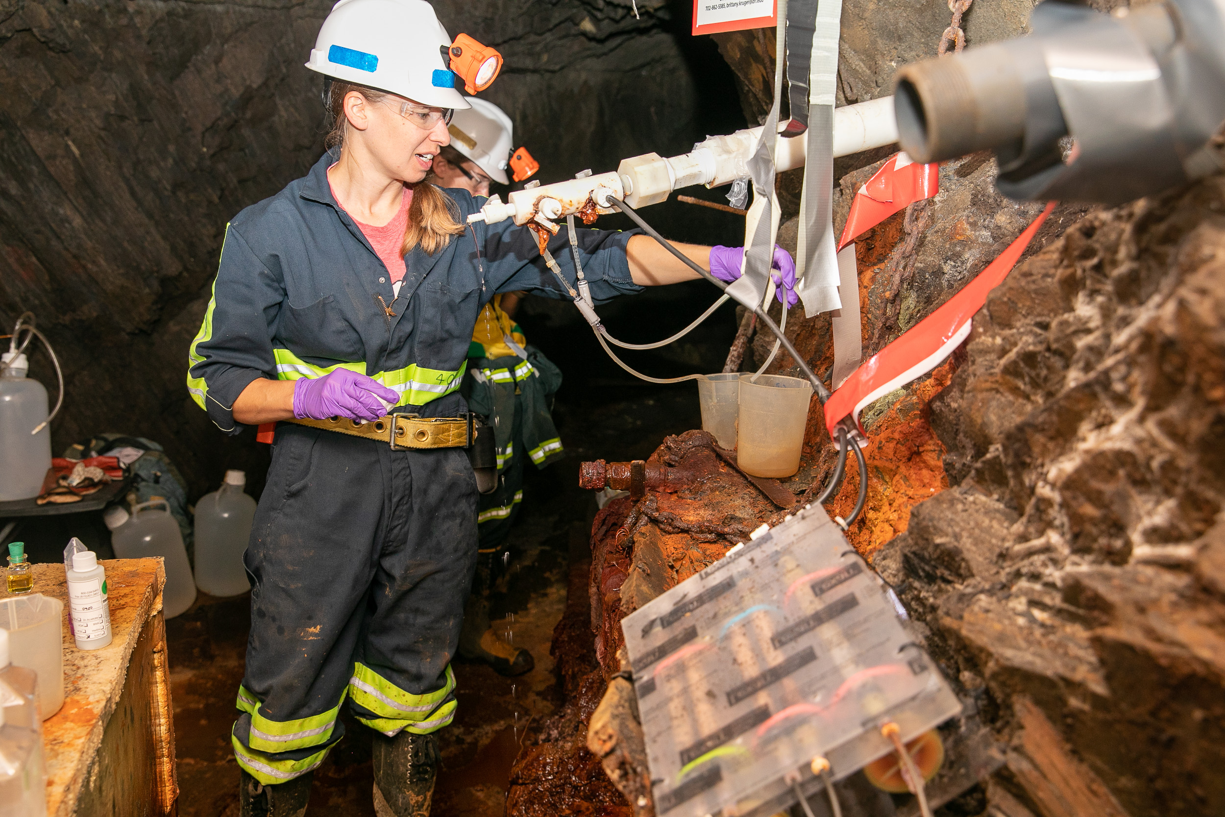 Establishment of the Deep Mine Microbial Observatory (DeMMO), South